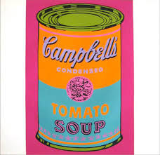 Résultat de recherche d'images pour "andy warhol Campbell's Soup"