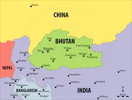 Image result for bhutan map