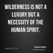 Wilderness Edward Abbey Quotes. QuotesGram via Relatably.com