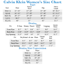 Calvin klein size chart