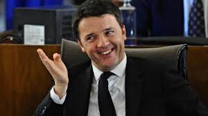 Risultati immagini per MATTEO RENZI DIVERTITO