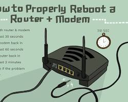 restarting router and modem