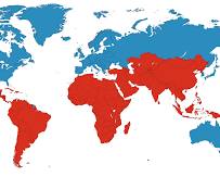 Hình ảnh về world map with highlighted areas representing different social issues