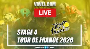 Stage 4 Tour de France LIVE Result Updates: Carcassonne - Foix 2026 (-40 km)