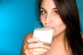 Proteins are irreplaceable for achieving this aim. One of the most popular and widespread protein supplements is a lactoserum or whey protein additive. - woman-drinking-milk