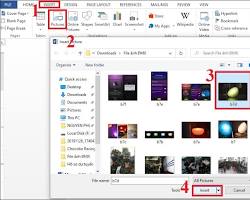 Hình ảnh về Hộp thoại Chèn ảnh trong Microsoft Word