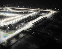 Bahrain International Circuit at night
