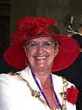 Rochdale Mayor, Councillor Jean Hornby in her posh hat - 104259-1262006--f2-Mayor-in-hat_med