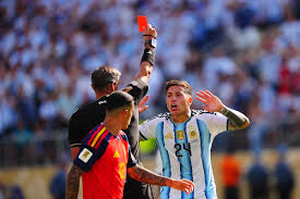 World Cup final: Late red card on Enzo Fernández leaves Argentina a man down in extra time of Spain's 1-0 win