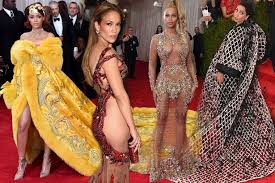 Image result for naked dress met gala night