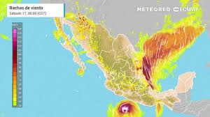 Mañana, jueves 15 de octubre, México con lluvias intensas y fuertes vientos: hasta 150 mm en al menos 3 estados