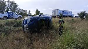 Choque y vuelco en la ruta nacional 3: detalles del incidente y consecuencias