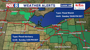 Flood alerts issued for Northeast Ohio counties
