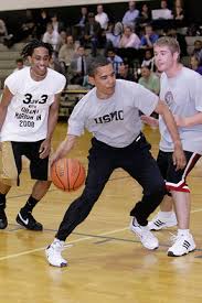 Image result for picture of obama playing basketball