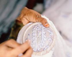Chikankari market in Lucknow, India