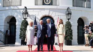 Charles III ja Camilla saapuivat valtiovierailulle Yhdysvaltoihin