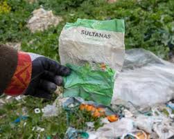 Plastic pollution in farmland
