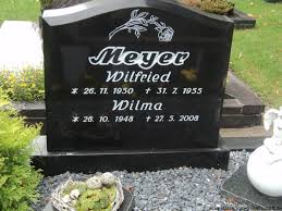 Grab von Wilma Meyer (26.10.1948-27.05.2008), Friedhof Warsingsfehn-