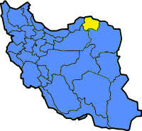 نتیجه تصویری برای نقشه استان خراسان شمالی