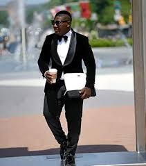 QZI Men's Velvet Suit Three Pieces Shawl Lapel One Buttons Jacket Vest & Pants Black at Amazon Men's Clothing store - Product from Amazon.com