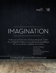 Sir Ken Robinson quote - imagination | Art Room Posters and Signs ... via Relatably.com