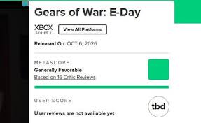 The ‘Gears Of War: E-Day’ Metacritic Review Score Is In, And It’s Great