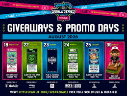 Daily Giveaways, Promotions, and Special Concession Items Enhance Fan Experience at the 2026 Little League Baseball® World Series, Presented by T-Mobile