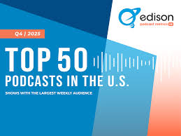 The Top 50 Podcasts in the U.S. for Q4 2025 from Edison Podcast Metrics