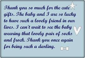 Baby Shower Thank You Wording, Poems and Quotes | Cute Instagram ... via Relatably.com