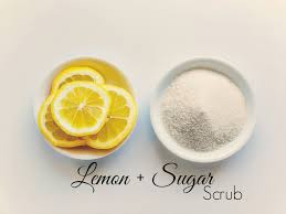 Image result for images of sugar and lemon scrub