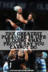 activeinspiration.tumblr.com | Motivate Me | Pinterest | Rugby, No ... via Relatably.com