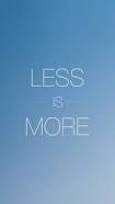 Résultat de recherche d'images pour "less is more"