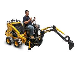 Gambar Mini Excavator with Backhoe Attachment