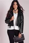 Plus size biker jacket