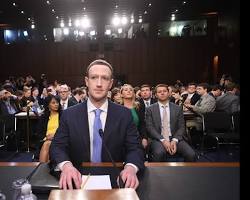 Mark Zuckerberg testifying before Congressの画像
