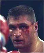 Andrew Golota, the Pole who has fought both Lewis and Tyson. Golota - the sturdy Pole was hammered by both Lewis and Tyson - _38035766_golota_150