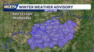 Winter weather advisory through Wednesday morning, commute could be messy