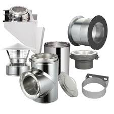 Through The Wall Kit for 6" Inner Diameter Chimney Pipe with ...