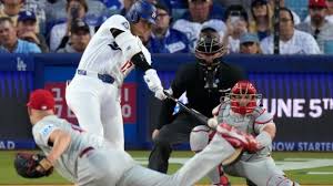 Shohei Ohtani hits a home run