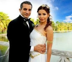 صور باسم يوسف و زوجتة