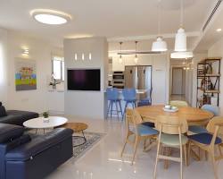 תמונה של מזנון לסלון כקיר הפרדה