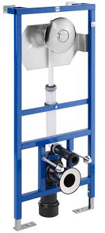 Soporte para inodoro de metal con fluxor de doble descarga ...