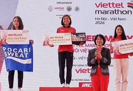 “Nữ hoàng điền kinh Việt Nam” phá kỷ lục tại giải Viettel Marathon Hà Nội - Việt Nam 2024