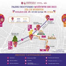¡PREPARA TU MEJOR DISFRAZ Y TU CASCO! QUE EL PASEO NOCTURNO POR EL DIA DE MUERTOS YA ESTÁ AQUÍ