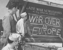 Image of World War II ending in Europe
