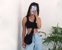 Imagem de Calça pantalona jeans