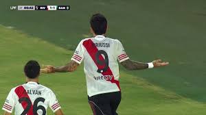 Sebastián Driussi corta racha negativa de River: gol decisivo en el partido contra Banfield