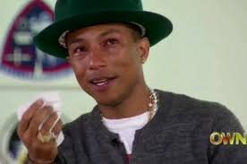 Pharrell Williams Cries While Watching &#39;Happy&#39; Fan Videos on &#39;Oprah Prime&#39;. 2.275 k. 147. 6. From &quot;Blurred Lines&quot; to &quot;Get Lucky to &quot;Happy,&quot; it&#39;s been a ... - pharrell-williams