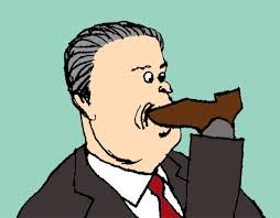 Image result for Images of a foot in one's mouth