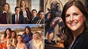Promotional poster for the TV series Line of Fire featuring main cast